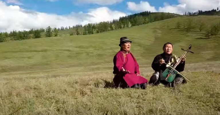 Mongolian throat singing