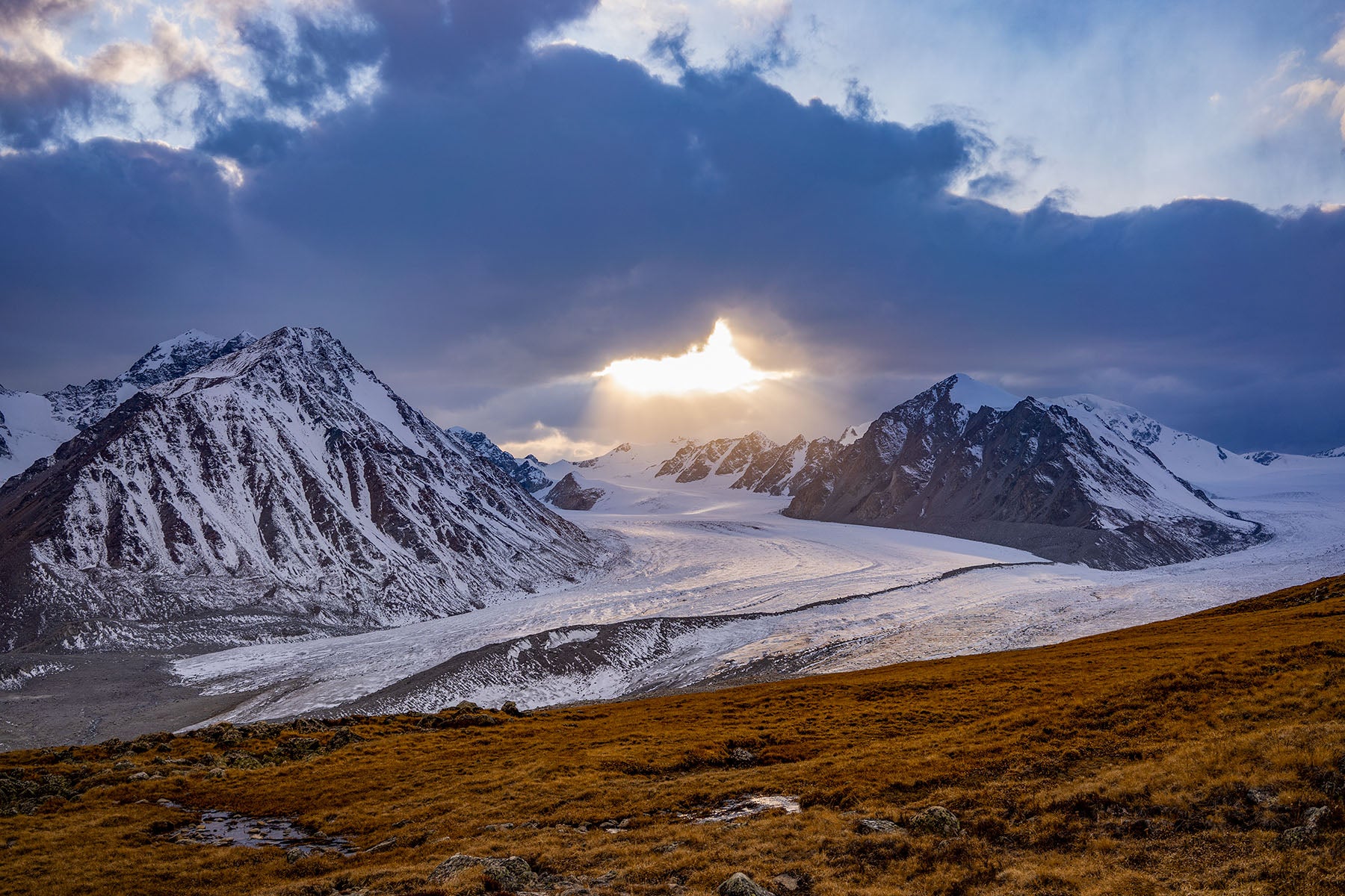 Potanin glacier