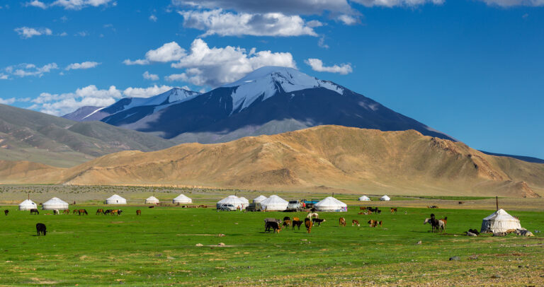 tsambagarav mountain in Mongolia