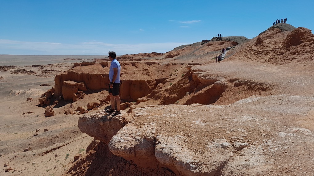 Flaming cliffs