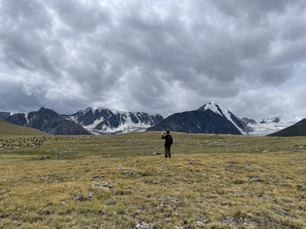 Altai mountain in western Mongolia